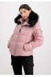 Téli kabát ALPHA INDUSTRIES Wmn Hooded Alpha Puffer Pink