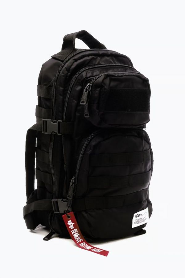 Hátizsák ALPHA INDUSTRIES Tactical Backpack 35l black
