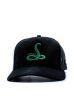 Sapka BE52 Snake Snapback black/green