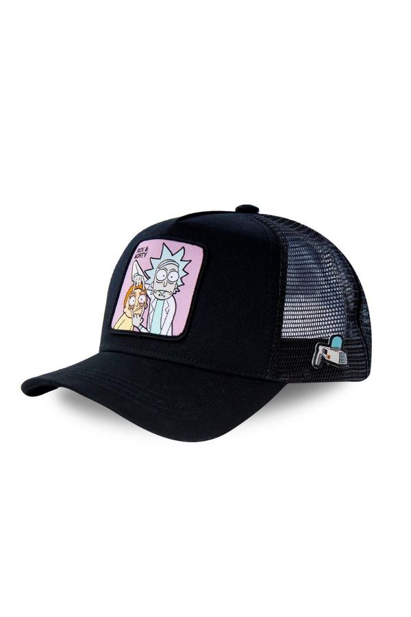 Sapka CAPSLAB Rick and Morty black/pink