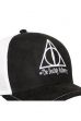 Sapka CAPSLAB Harry Potter Deadly Hallows black/white