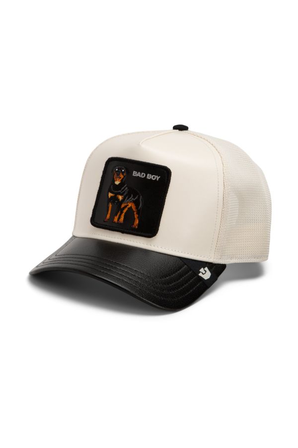 Sapka GOORIN BROS. Faux Leather Rottweiler cream