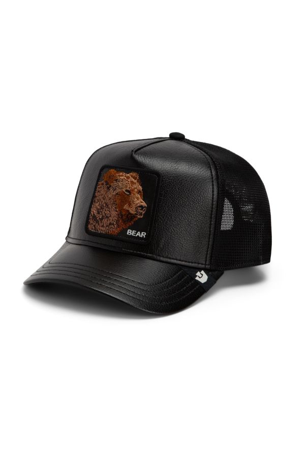 Sapka GOORIN BROS. Faux Leather Bear black