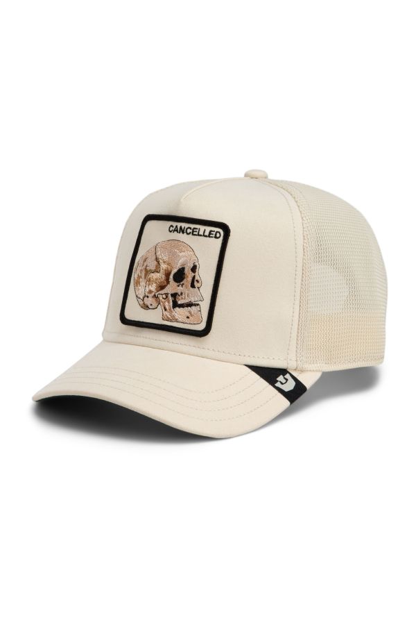 Sapka GOORIN BROS. Suede Cancelled Skull cream