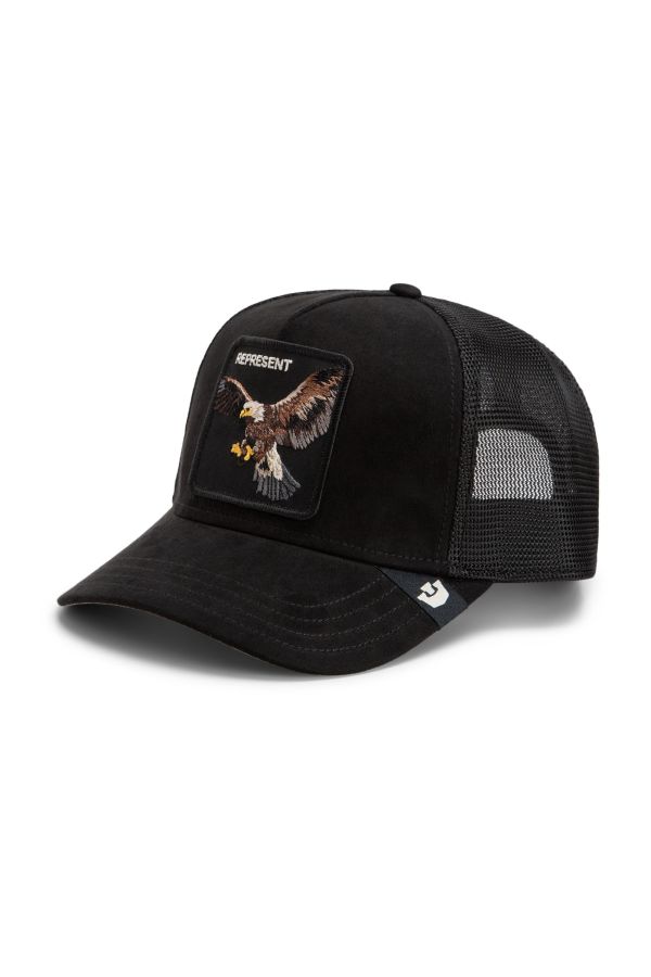Sapka GOORIN BROS. Suede Represent Eagle black