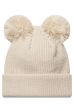 Téli sapka NEW ERA Knit Double Pom beige