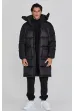 Téli kabát SIKSILK Puffer Coat black