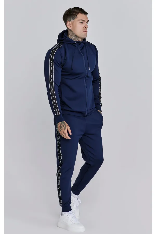 Melegítő szett SIKSILK Tape Brand Set navy