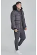 Téli kabát SIKSILK Expedition Parka grey