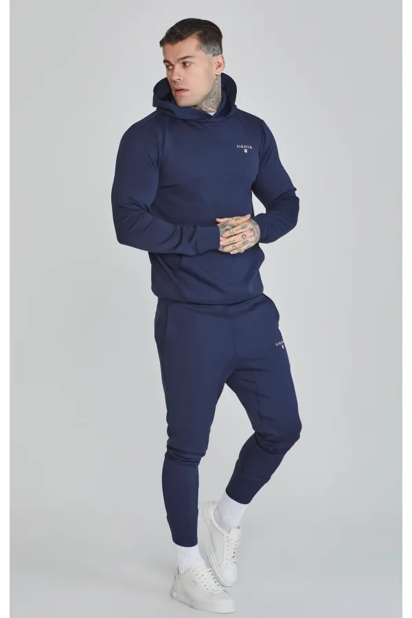 Melegítő szett SIKSILK Essentials Poly navy