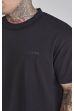 Trikó SIKSILK Oversized T-shirt black