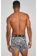 Férfi boxer SIKSILK 3-pack Graphic grey