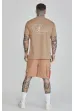 Trikó SIKSILK Graphic Tshirt brown