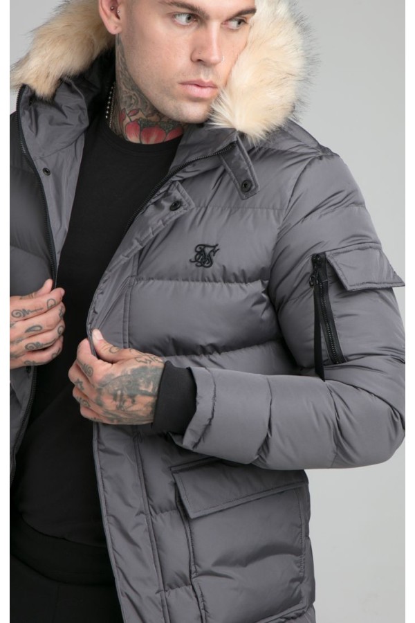 Bomber SIK SILK Expedition Parka steel grey