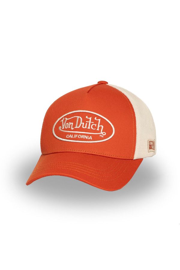 Sapka VON DUTCH Lof Mesh dark orange