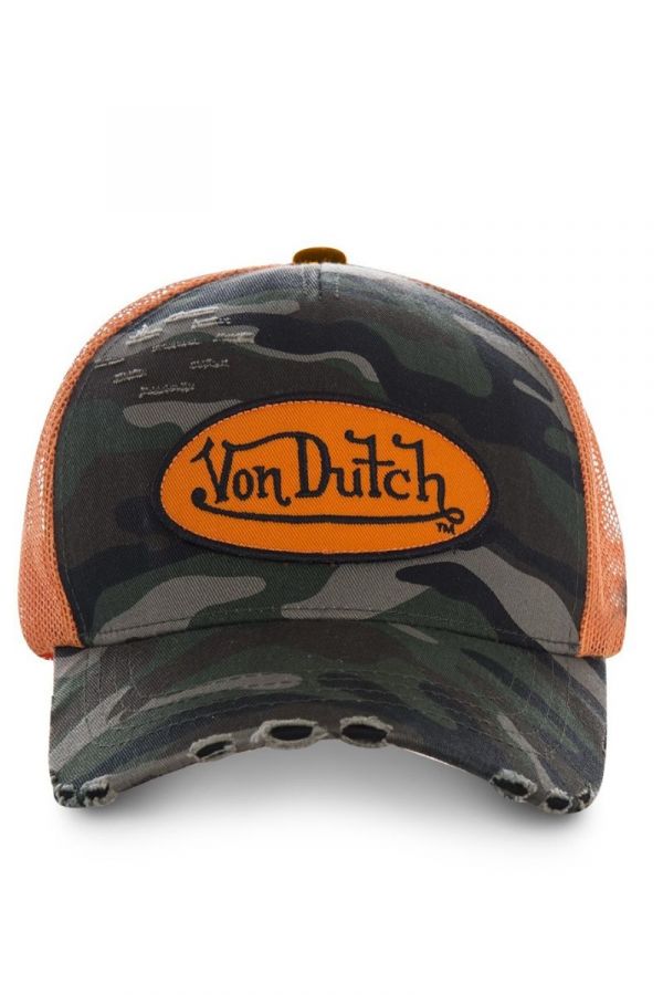 Sapka VON DUTCH Ripped Mesh Cap camo