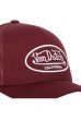 Sapka VON DUTCH Lof Mesh burgundy