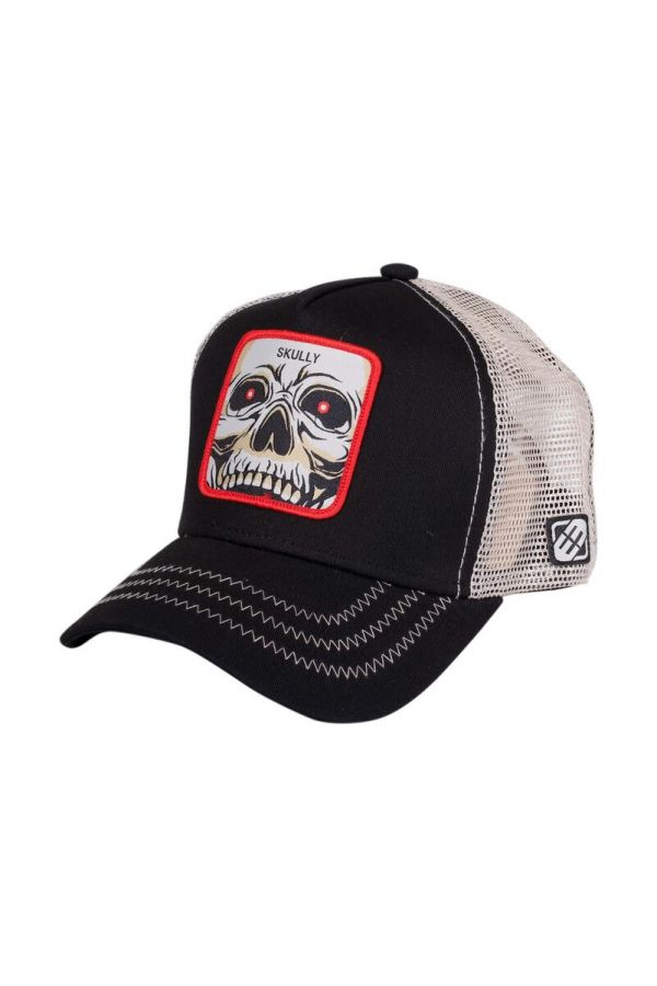 Sapka FREEGUN Skull Trucker black