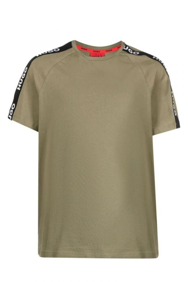 Trikó HUGO Sporty Logo khaki