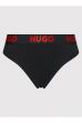 Bugyi HUGO Thong Sporty Red Label black