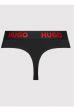 Bugyi HUGO Thong Sporty Red Label black